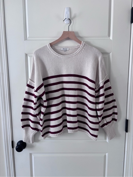 Madewell Sweaters - Madewell Striped Crewneck Sweater